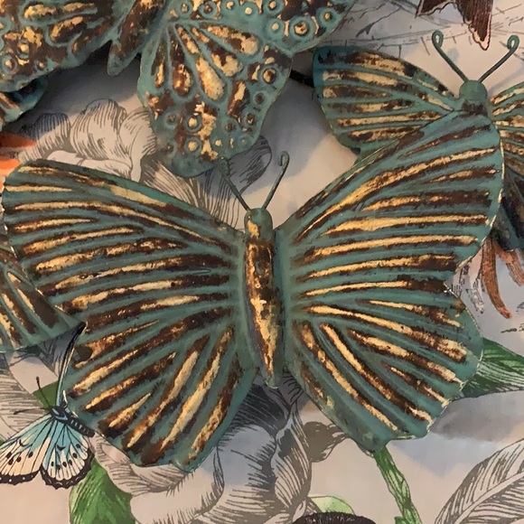 Metal Butterfly Wall Hanging - Picture 6 of 9